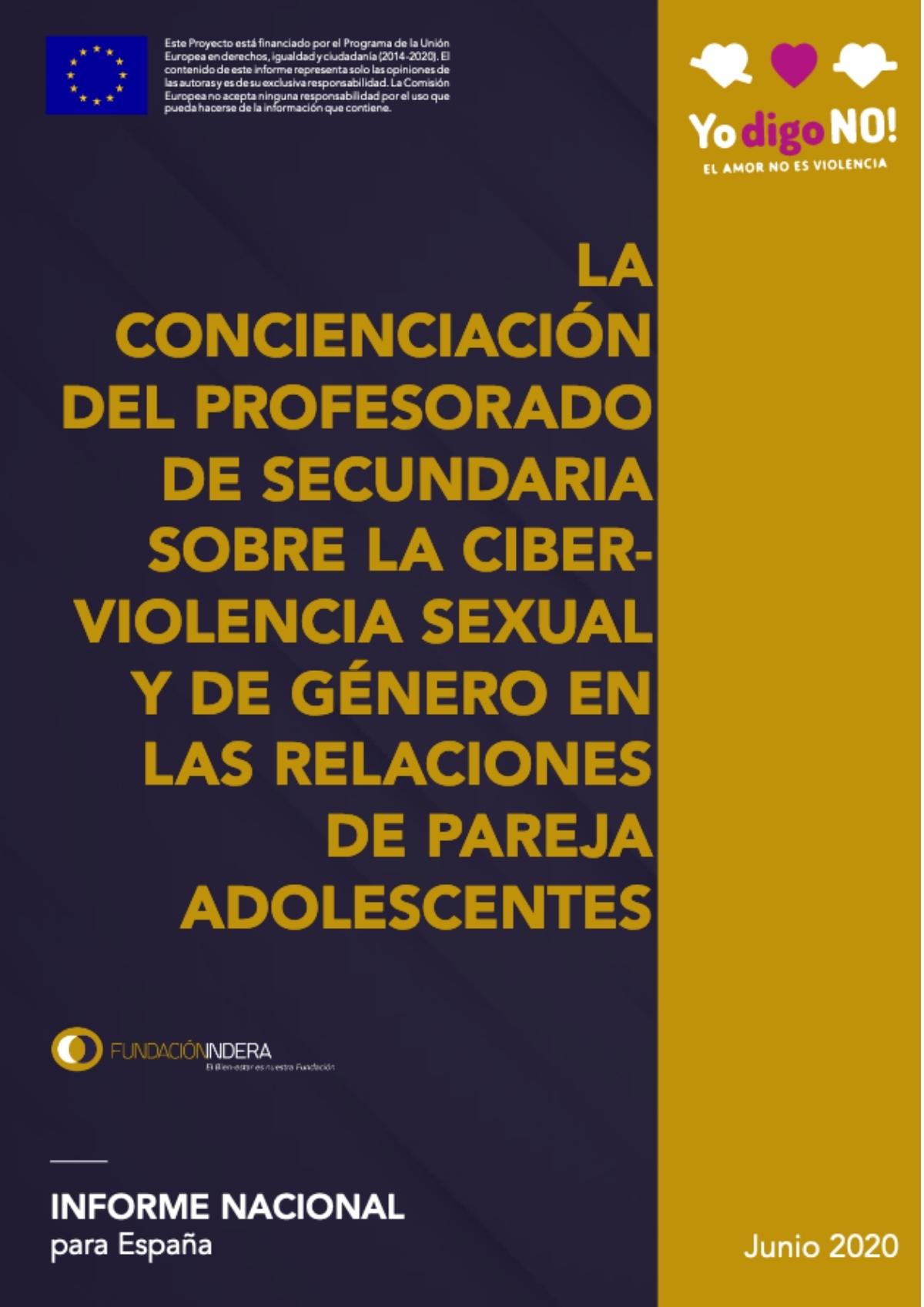 La concienciación del profesorado de secundaria sobre la ciberviolencia sexual y de género en las relaciones de pareja adolescentes en España ES